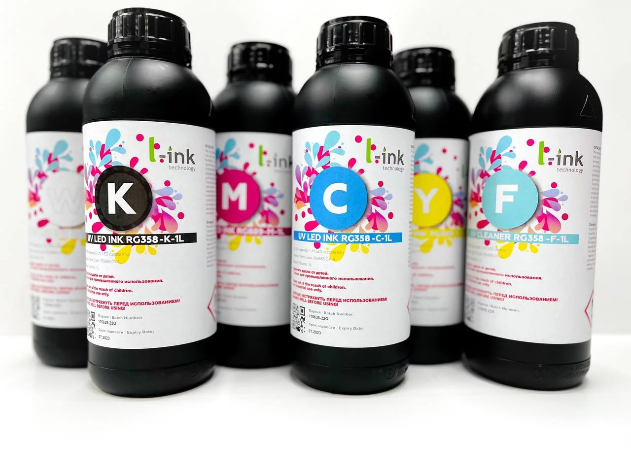 Чернила для УФ принтера и LED-отверждаемые чернила L-ink 358