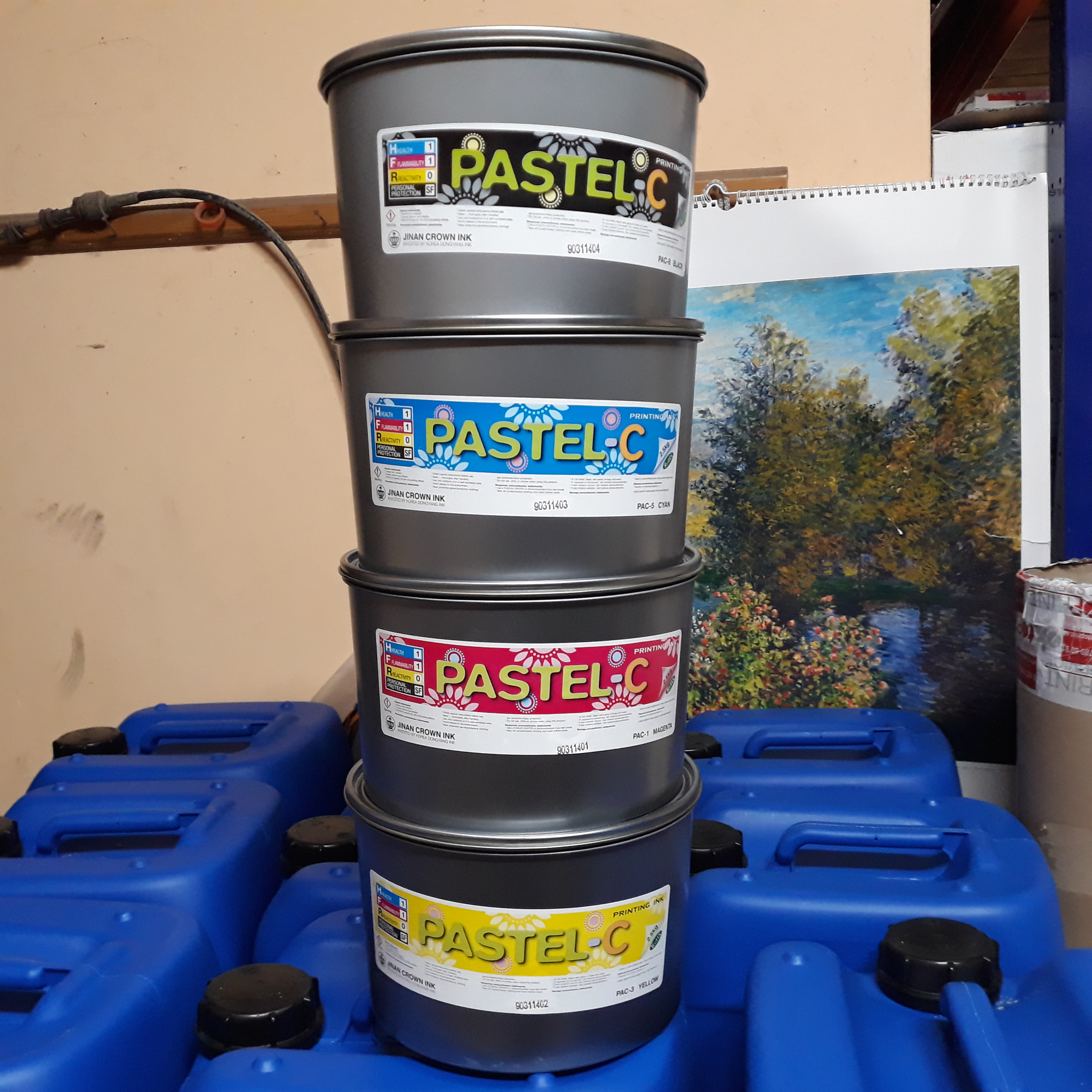 Краска для листовой печати PASTEL-C